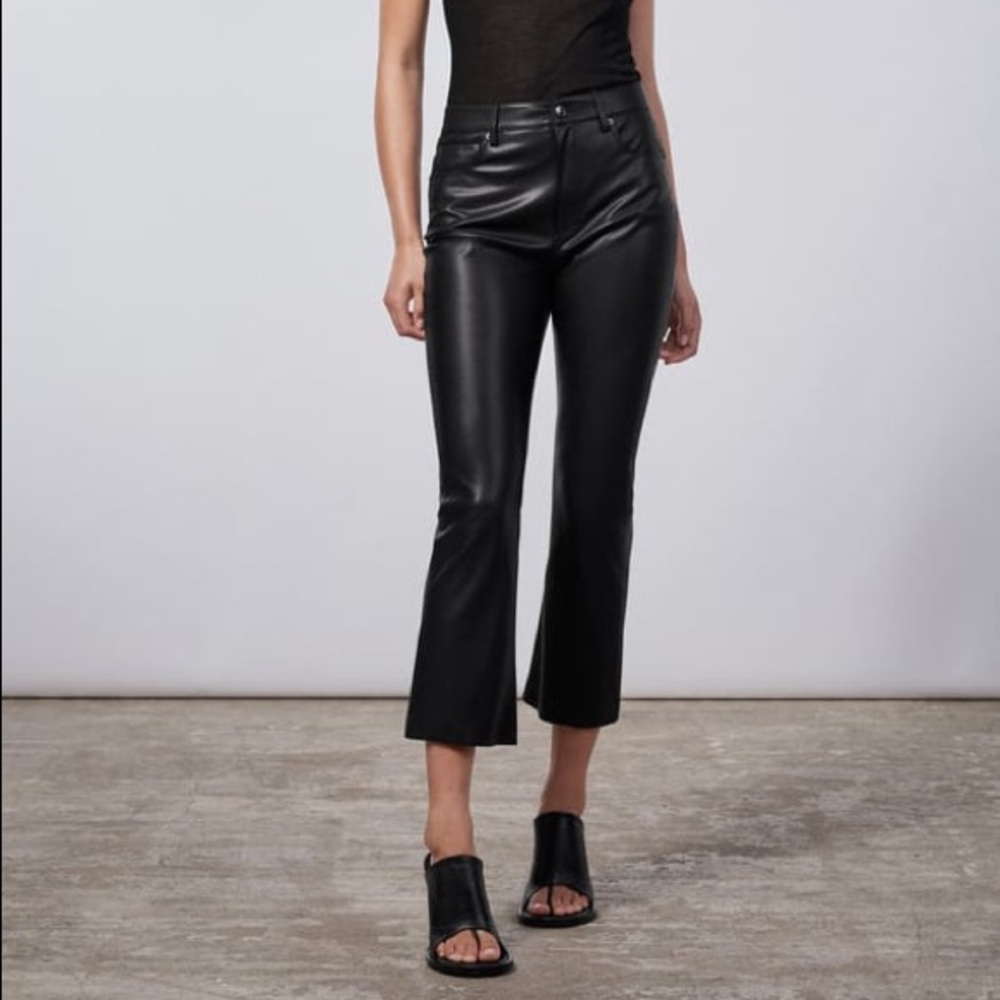 Zara The Dreed Faux Leather Pants